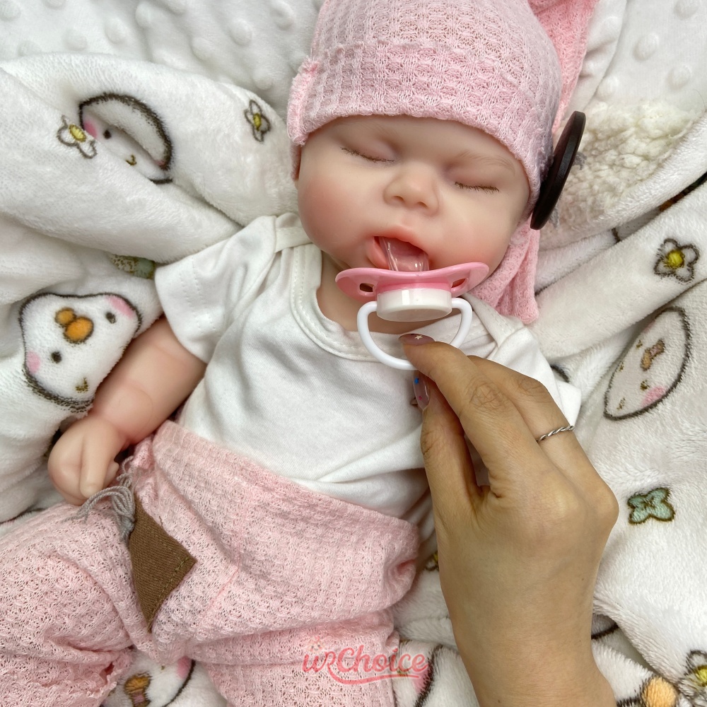 ぽっちゃり体型47cm開口部シリコン製リボーンドール、全身ソ - Reborn Baby Doll Silicone Realistic のレビューと価格
