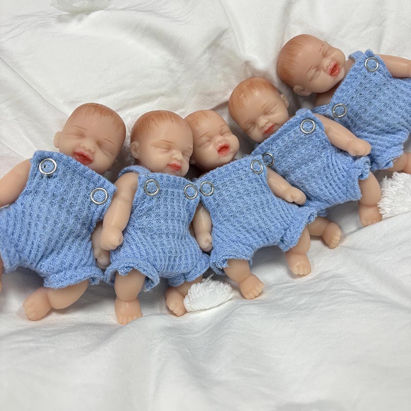 5個/セット 4インチ 手作り 高品質 リアルなシリコン製  - Reborn Baby Doll Silicone Realistic のレビューと価格