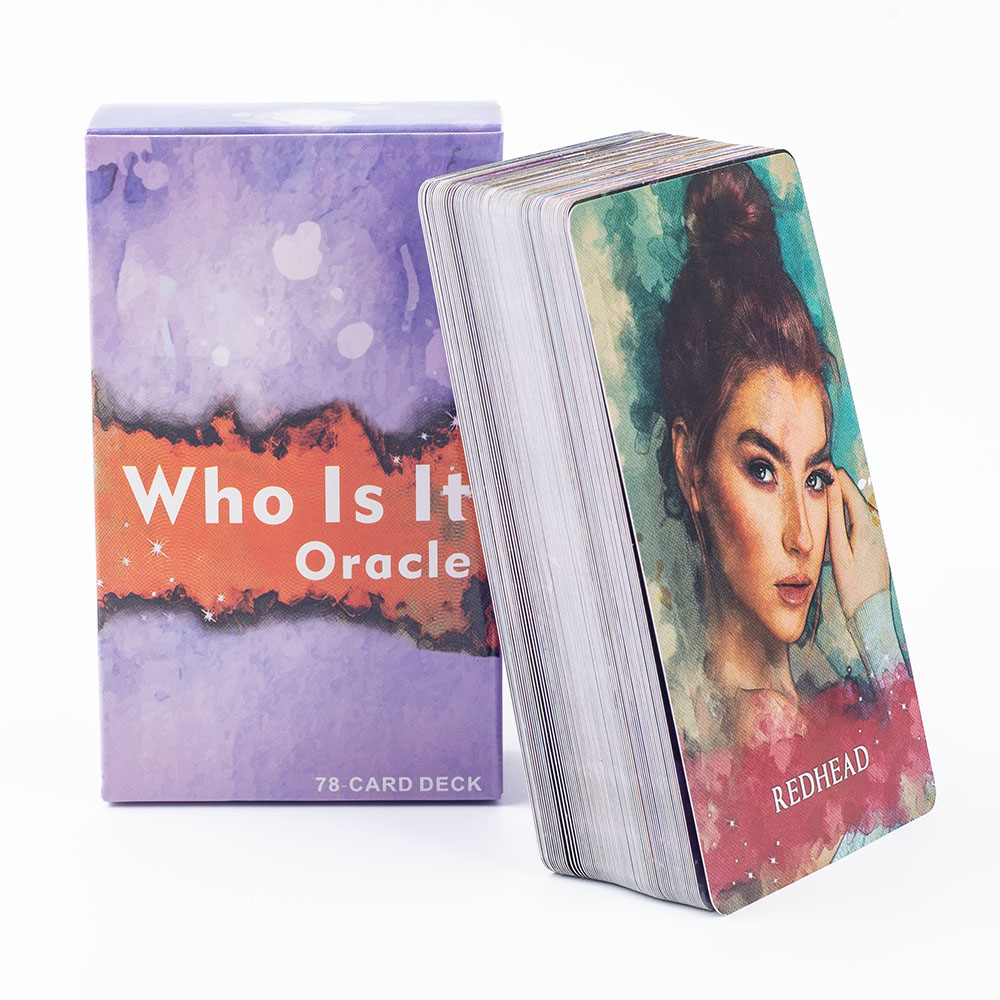 Who Is It オラクルカード 78 枚 約 10X6c - Tarot Cards Deck With Guidebook のレビューと価格
