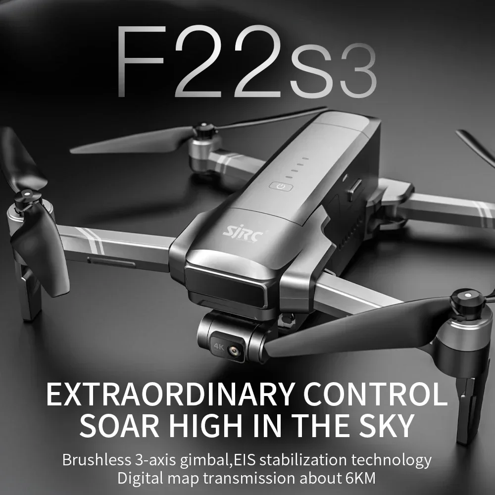 SJRC F22 S3 pro 折りたたみ式RCクアッドコプ - Fpv Brushless Rc Drone 4K のレビューと価格