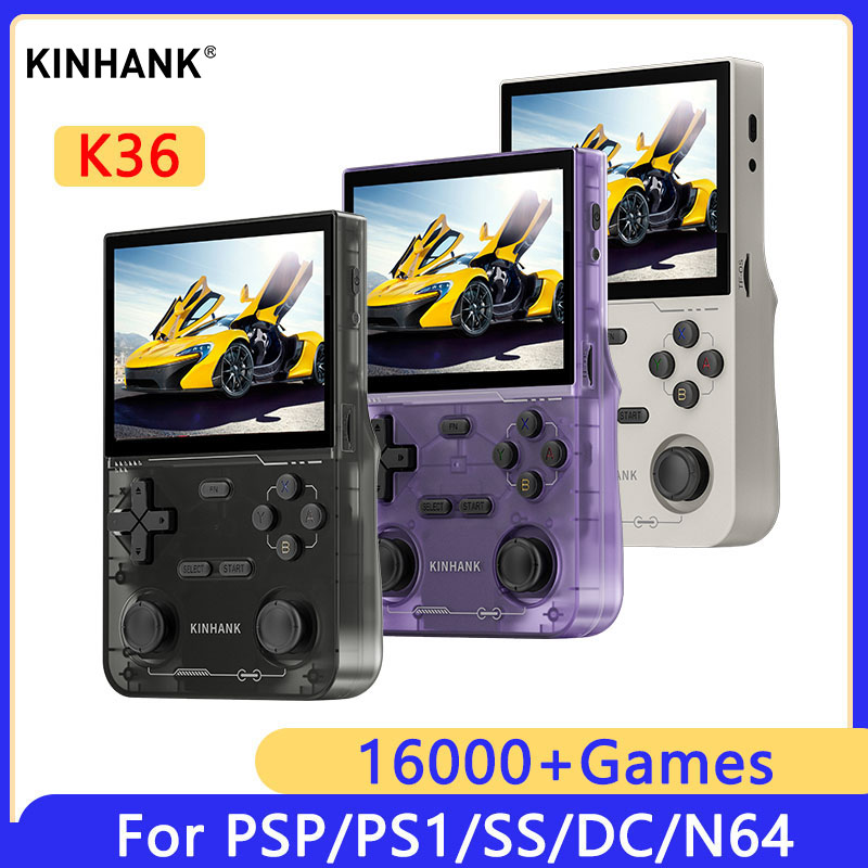 KINHANK K36 レトロハンドヘルドビデオゲームコンソ - Retro Handheld Game Console R36S のレビューと価格