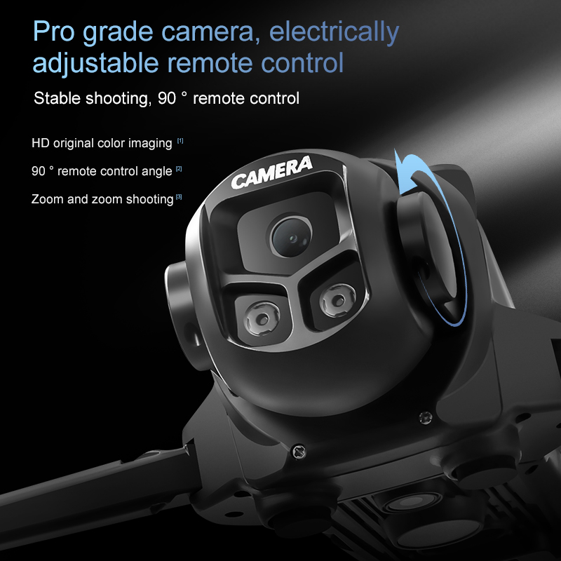 D15 プロフェッショナル 4K HD トリプルカメラドロー - Fpv Brushless Rc Drone 4K のレビューと価格